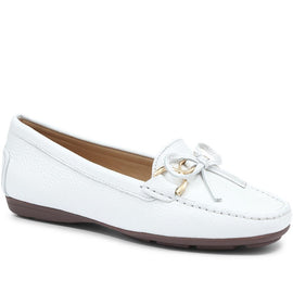 Tallulah Flat Leather Loafer Shoe