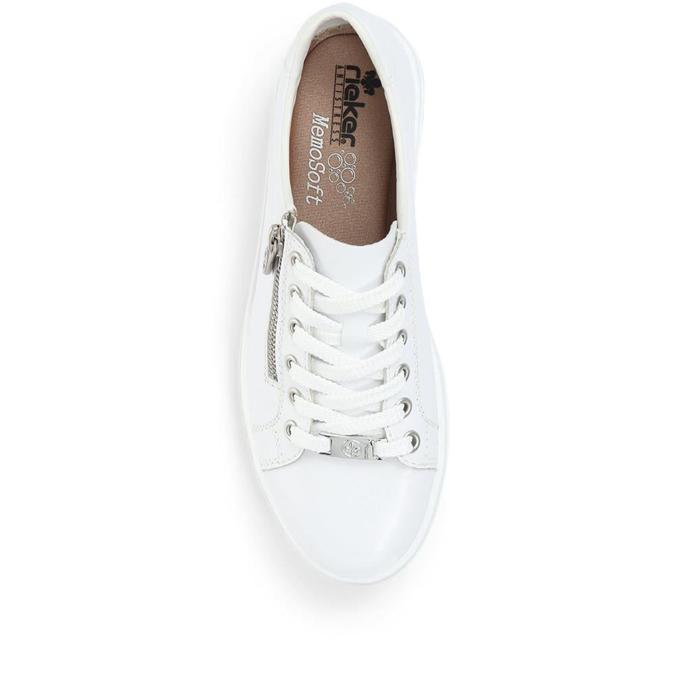 Leather Lace-Up Trainer - RKR31526 / 317 699 image 4