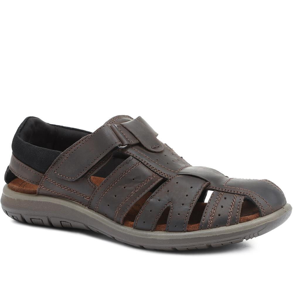 Leather Touch Fastening Sandal - DDIN31013 / 317 730 image 0