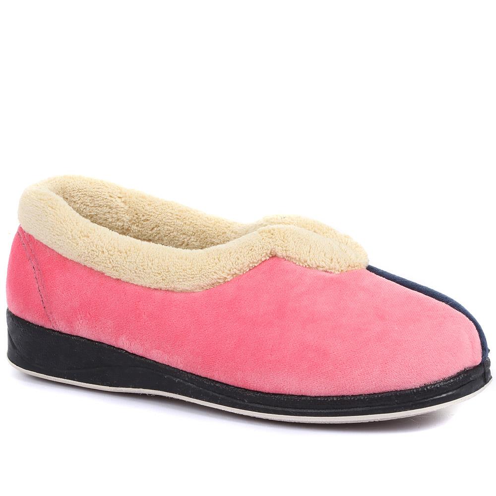 Wide Fit Antibacterial Slippers - QING32013 / 319 075 image 0