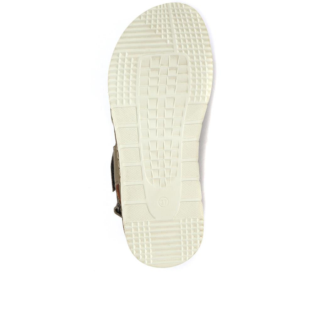 Fully Adjustable Leather Sandals - GENC33005 / 319 790 image 4