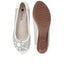 Wide Fit Open Toe Pump with Flower - SAND1900 / 135 753 image 4