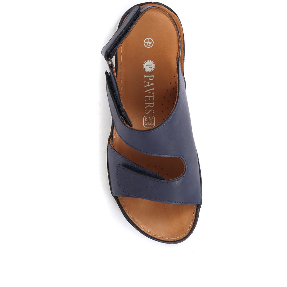 Fully Adjustable Leather Sandals - GENC33005 / 319 790 image 3