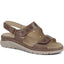 Adjustable Flat Leather Sandals - CAL33003 / 319 505 image 0