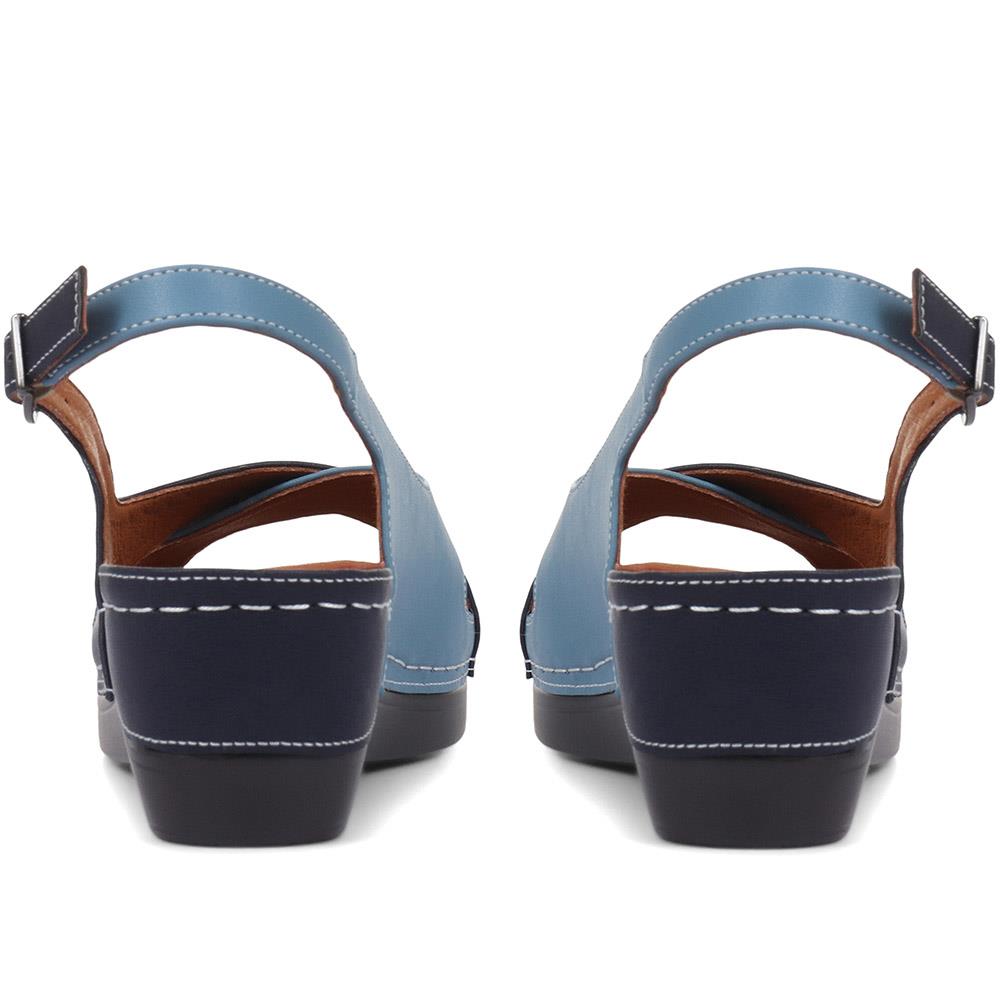 Wide Fit Wedge Sandals - WLIG33015 / 319 661 image 2