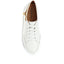 Leather Trainer with Zip Detail - BOT25018 / 309 566 image 4