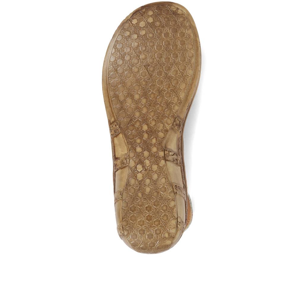 Wide Fit Leather Slingback Sandals - HAK33023 / 319 954 image 4