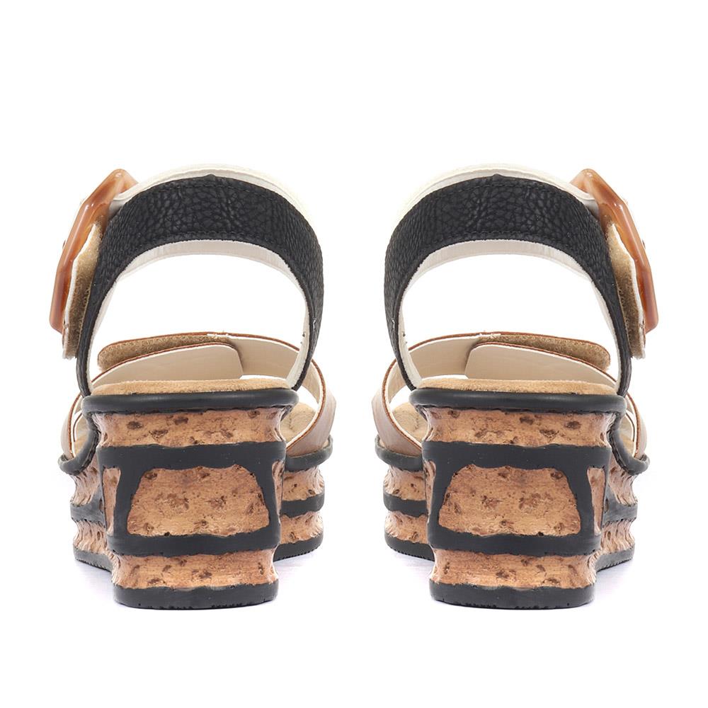 Wedge Two-Tone Sandals - RKR33519 / 319 713 image 2