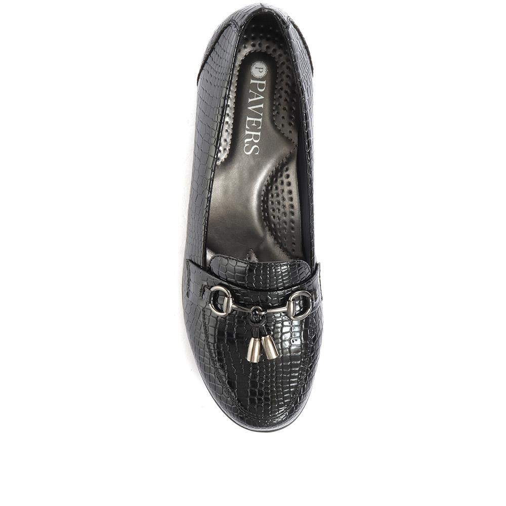 Patent Ladies Loafers - WK32023 / 319 104 image 3