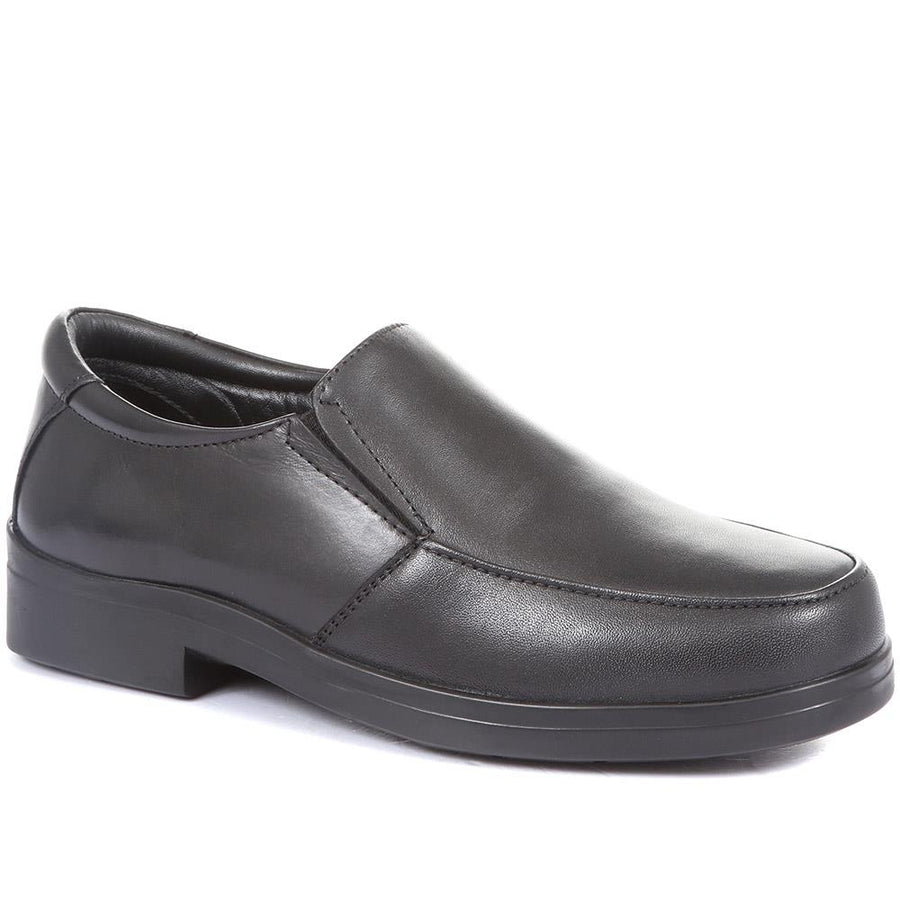 Delnero Extra Wide Leather Slip On Shoes (DELNERO) by EasyFit @ Pavers ...