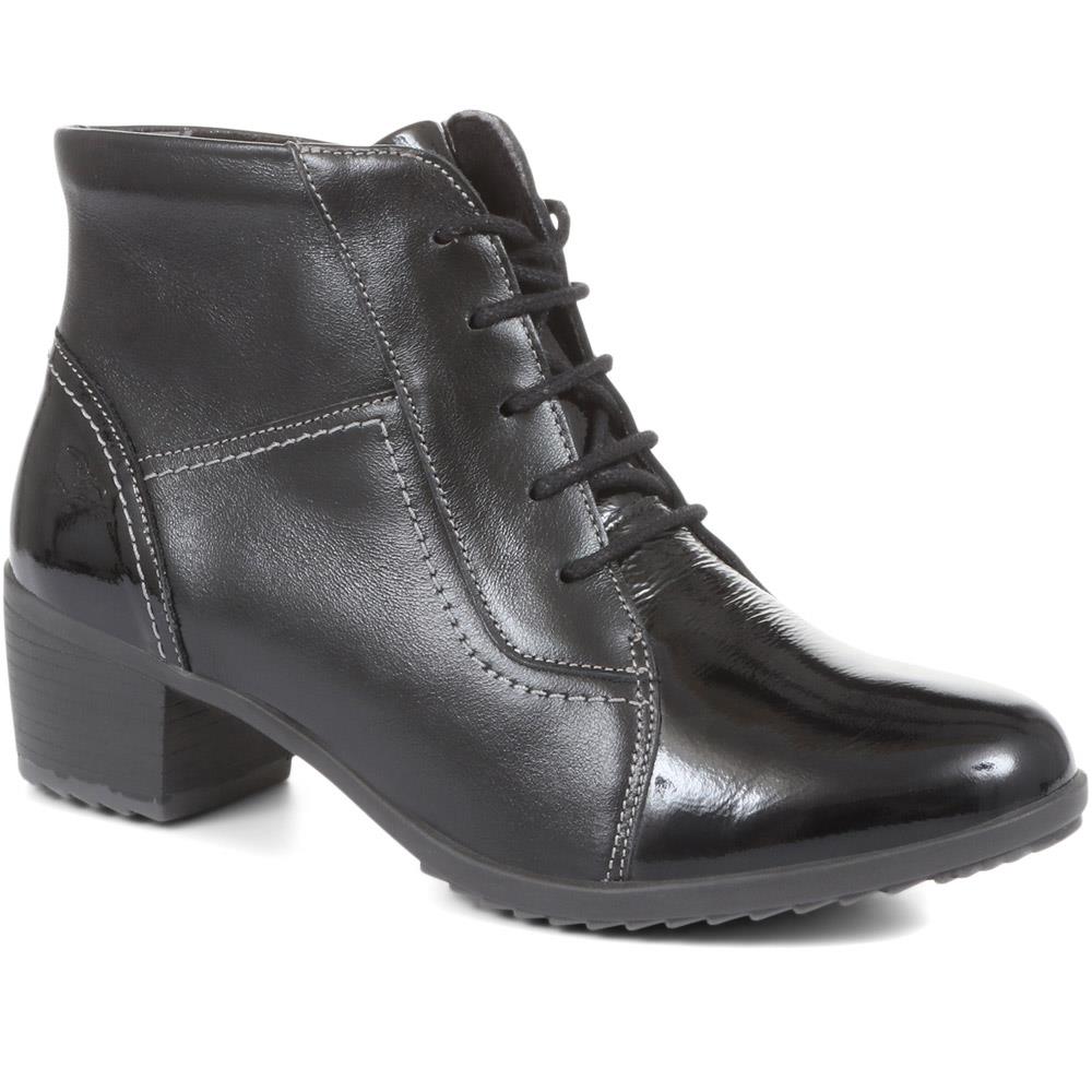 Leather Ankle Boots - CAL34019 / 320 606 image 0