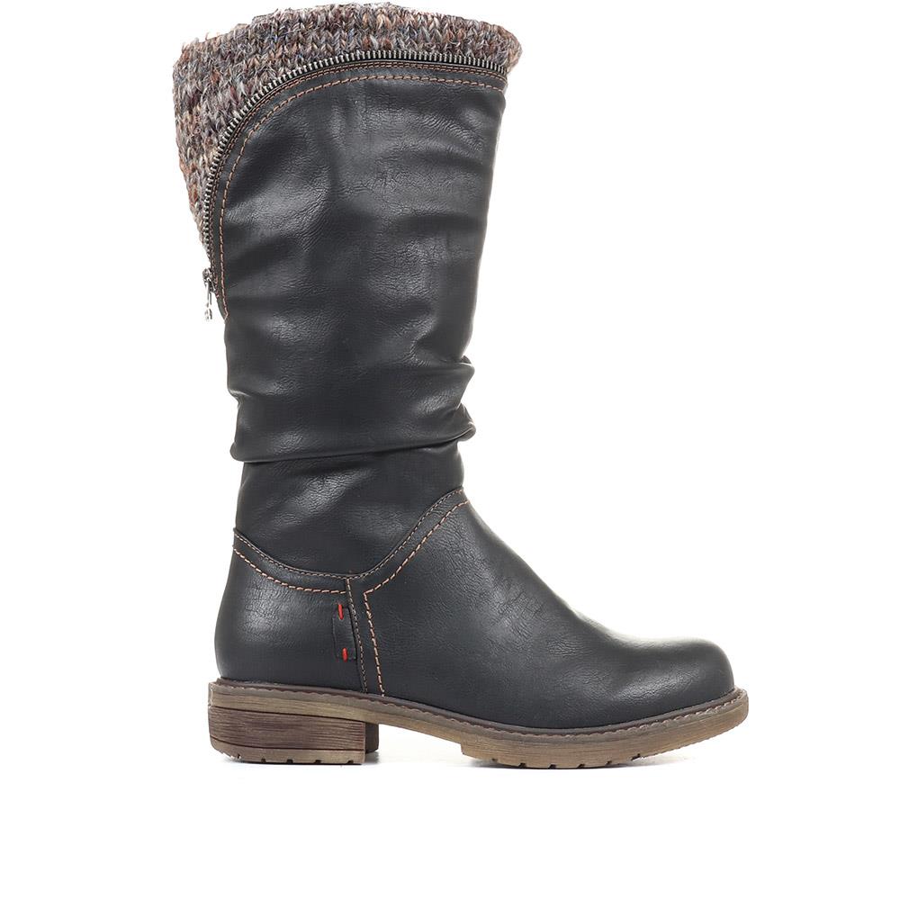 Slouch Fit Calf Boots - WBINS34217 / 320 942 image 1