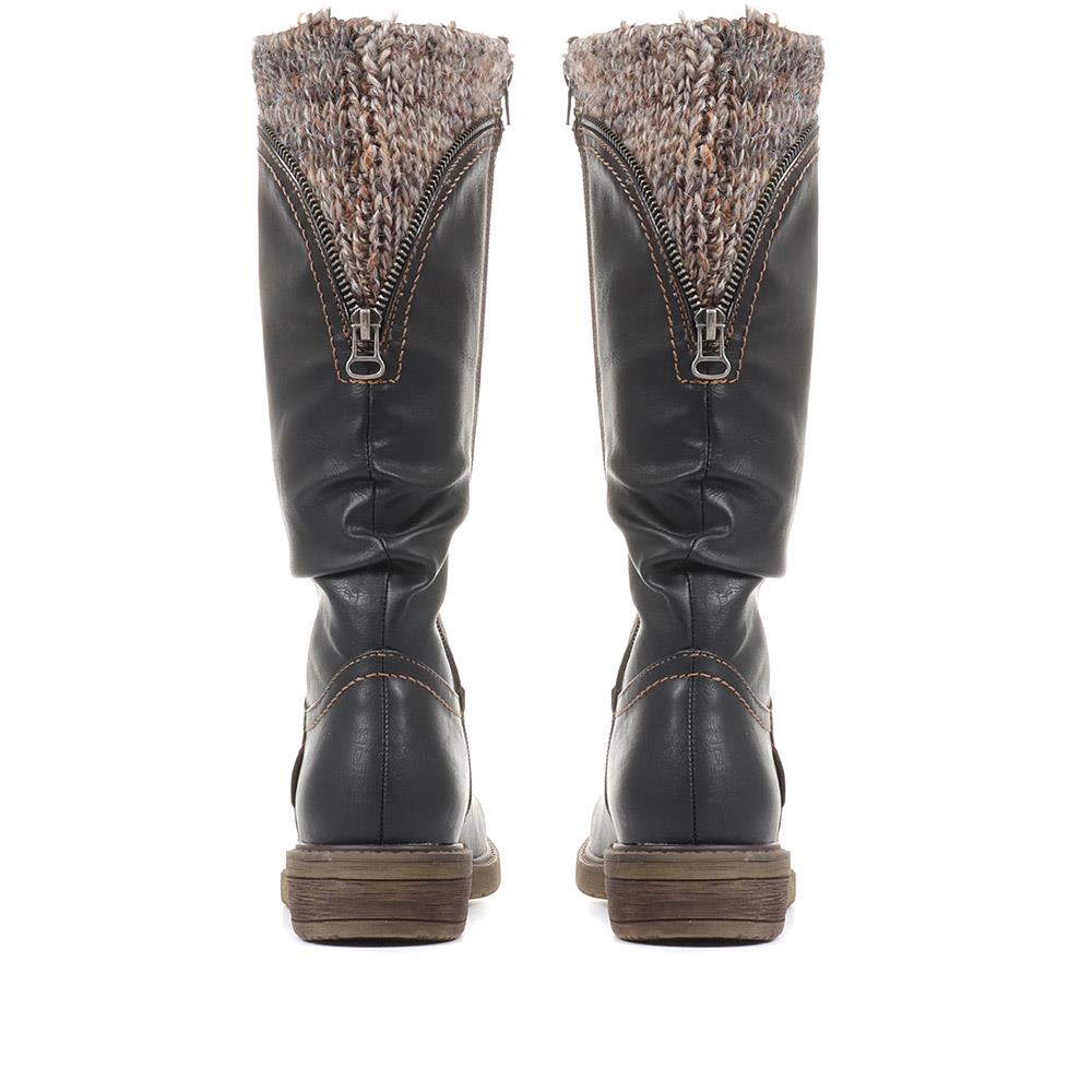 Slouch Fit Calf Boots - WBINS34217 / 320 942 image 2