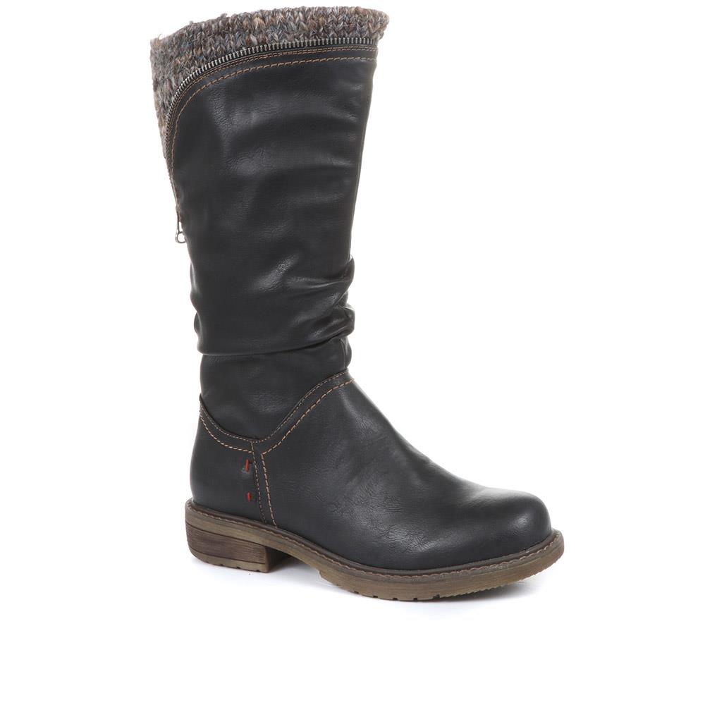 Slouch Fit Calf Boots - WBINS34217 / 320 942 image 0