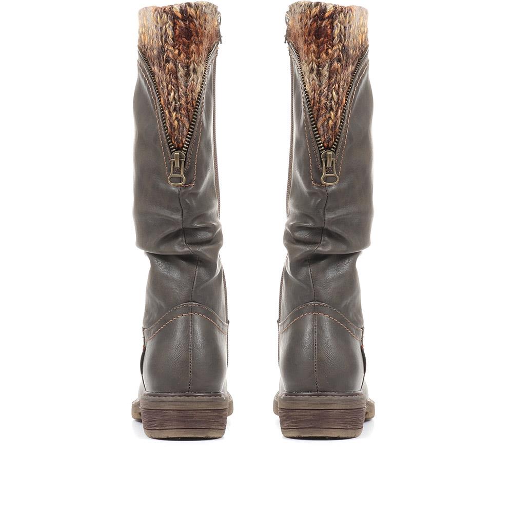 Slouch Fit Calf Boots - WBINS34217 / 320 942 image 2