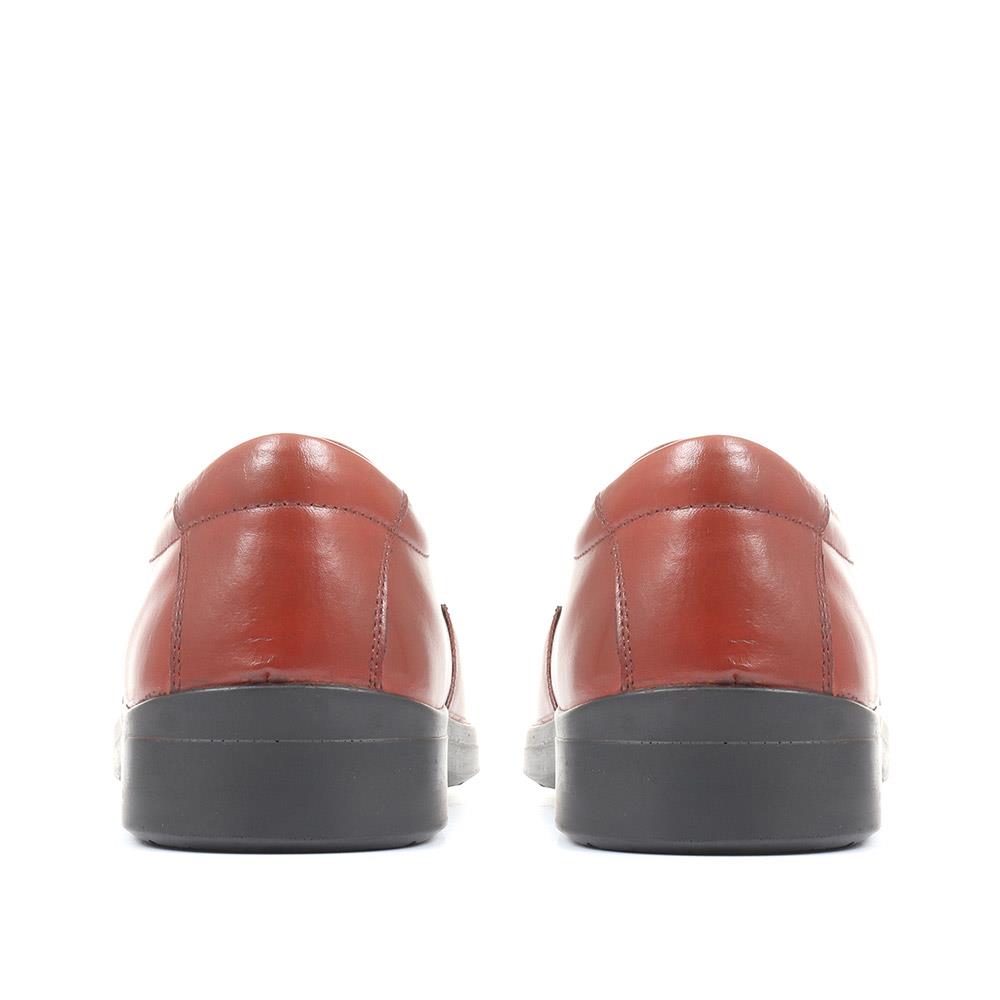 Delnero Extra Wide Leather Slip On Shoes - DELNERO / 321 158 image 1
