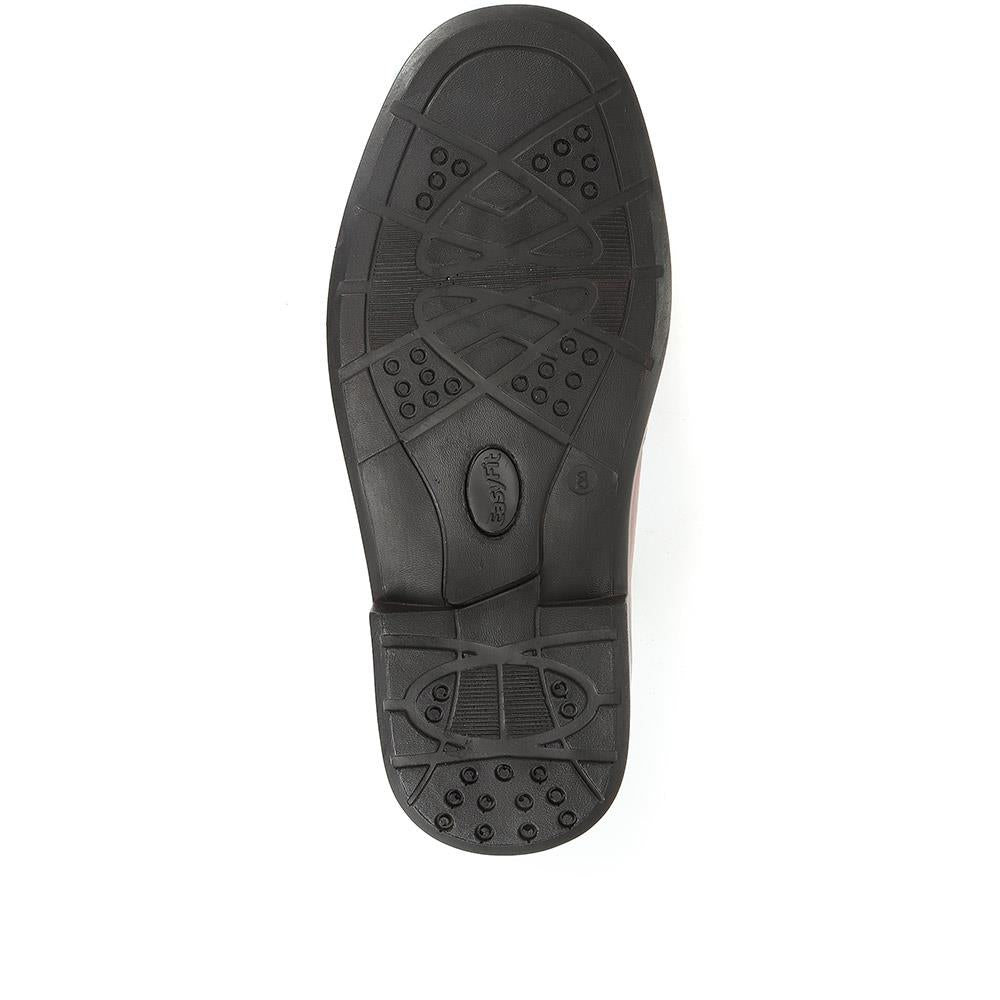 Delnero Extra Wide Leather Slip On Shoes - DELNERO / 321 158 image 4