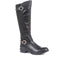 Patterned Stretch Panel Knee-High Boots - WBINS34177 / 320 710 image 0