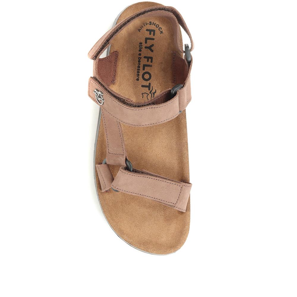 Adjustable Leather Sandals - FLY35057 / 321 230 image 3