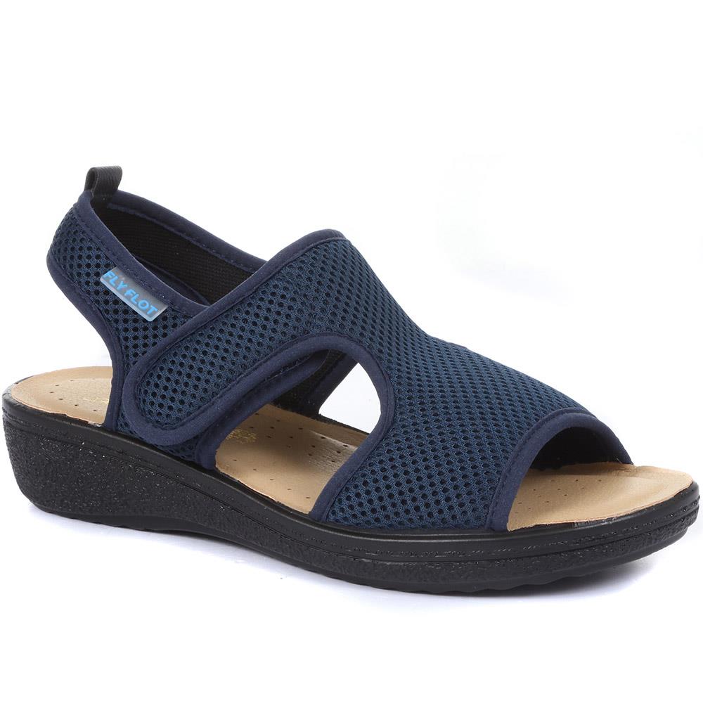 Wide Fit Touch-Fastening Sandals - FLY27017 / 312 035