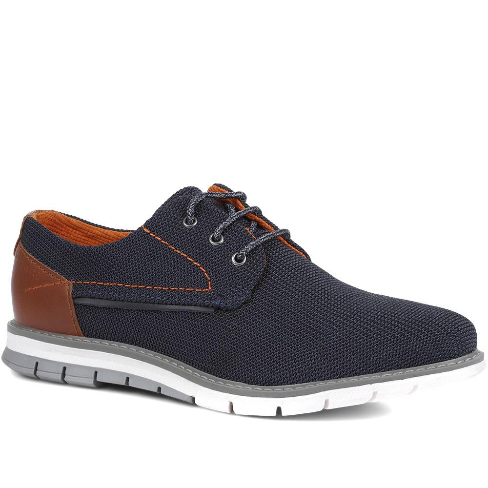 Casual Lace-Up Derby Shoes - BUG35500 / 321 814 image 0