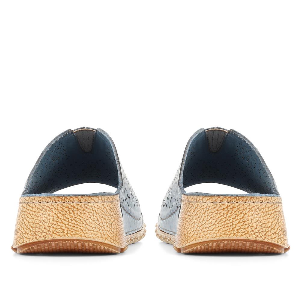 Women's Flexible Leather Mules - KARY35005 / 322 125 image 2