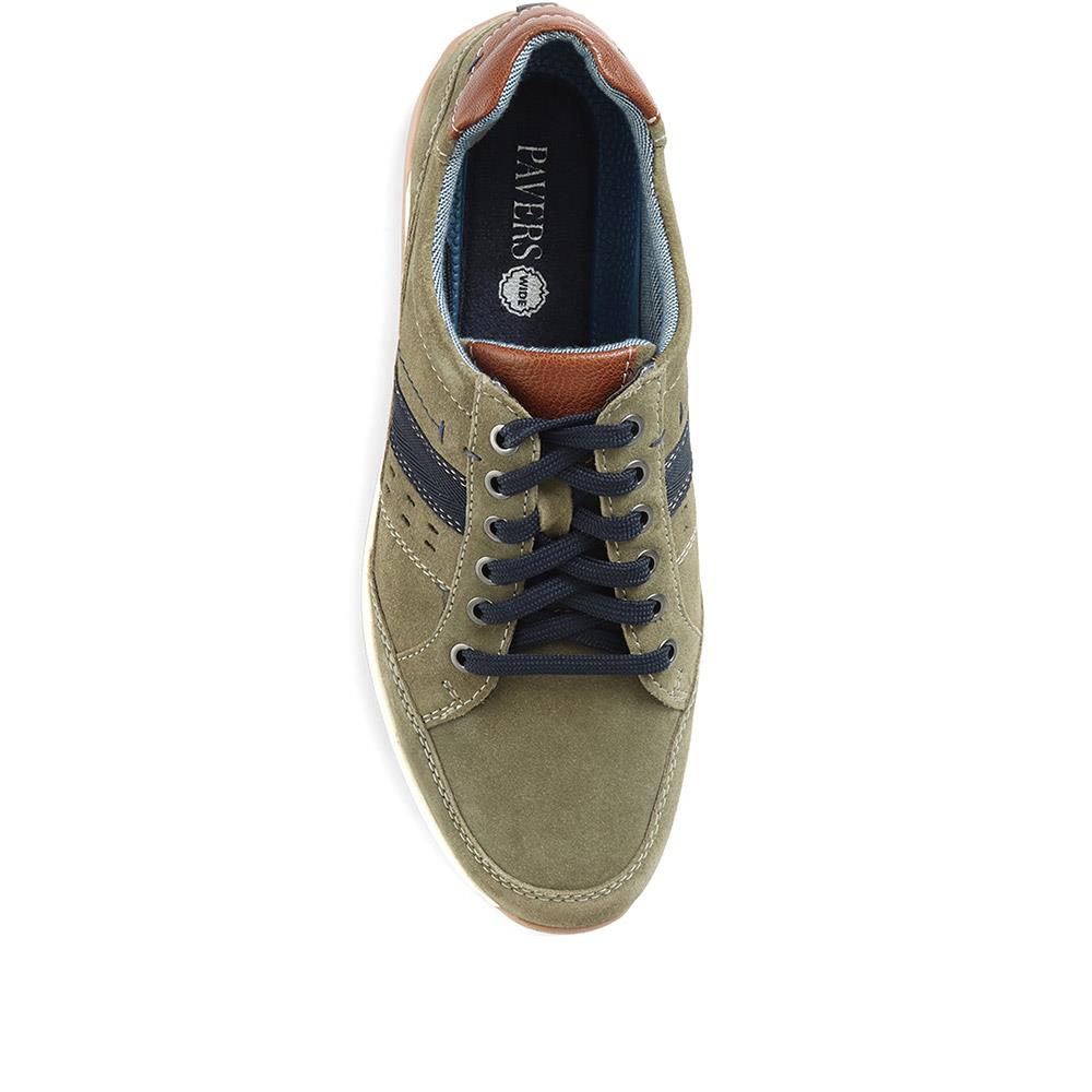 Leather Lace-Up Trainers - PARK35003 / 321 562 image 3