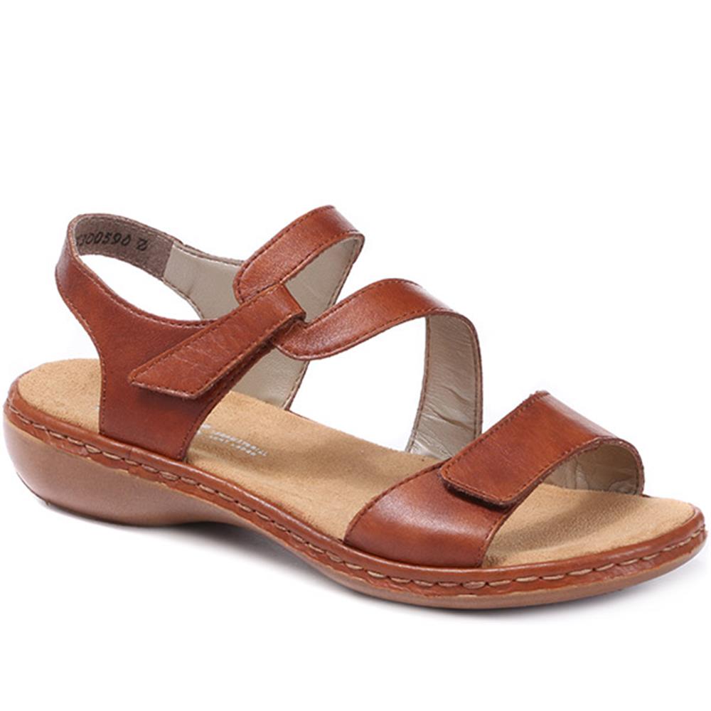 Flat Leather Sandal - RKR29540 / 315 169 image 0