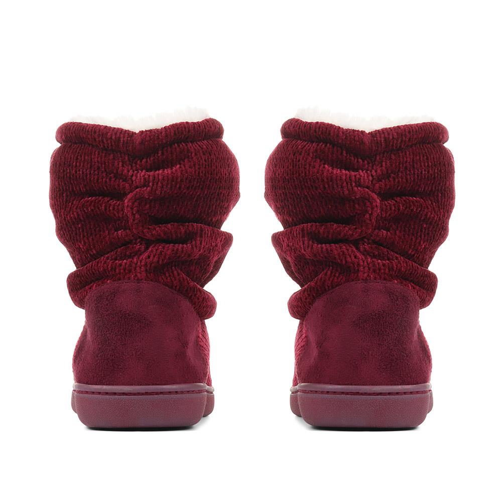 Knitted Slipper Boots - QING36025 / 322 966 image 2