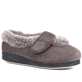 Extra Wide Fit Cosy Slippers