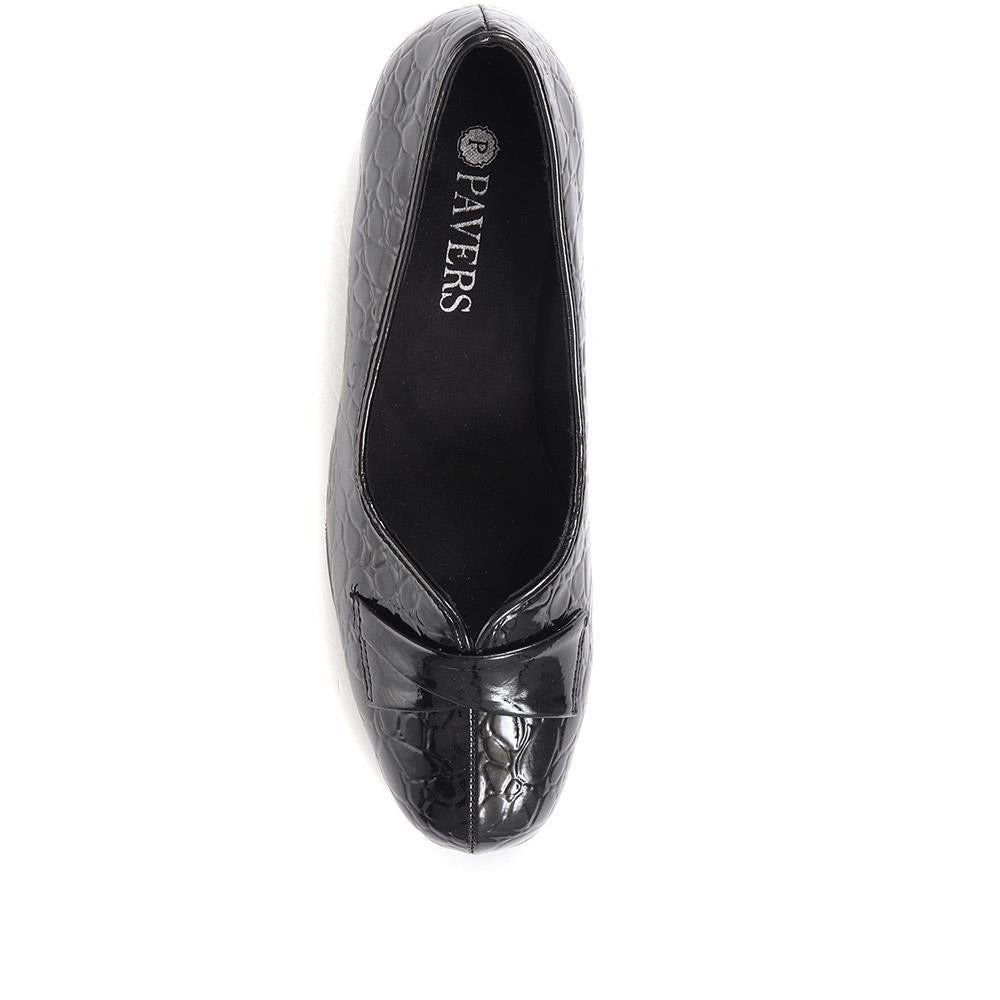 Smart Block-Heel Court Shoes - WBINS36063 / 322 727 image 3