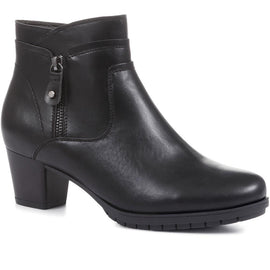 Block Heel Ankle Boots