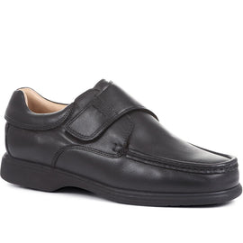 Touch-Fasten Leather Shoes