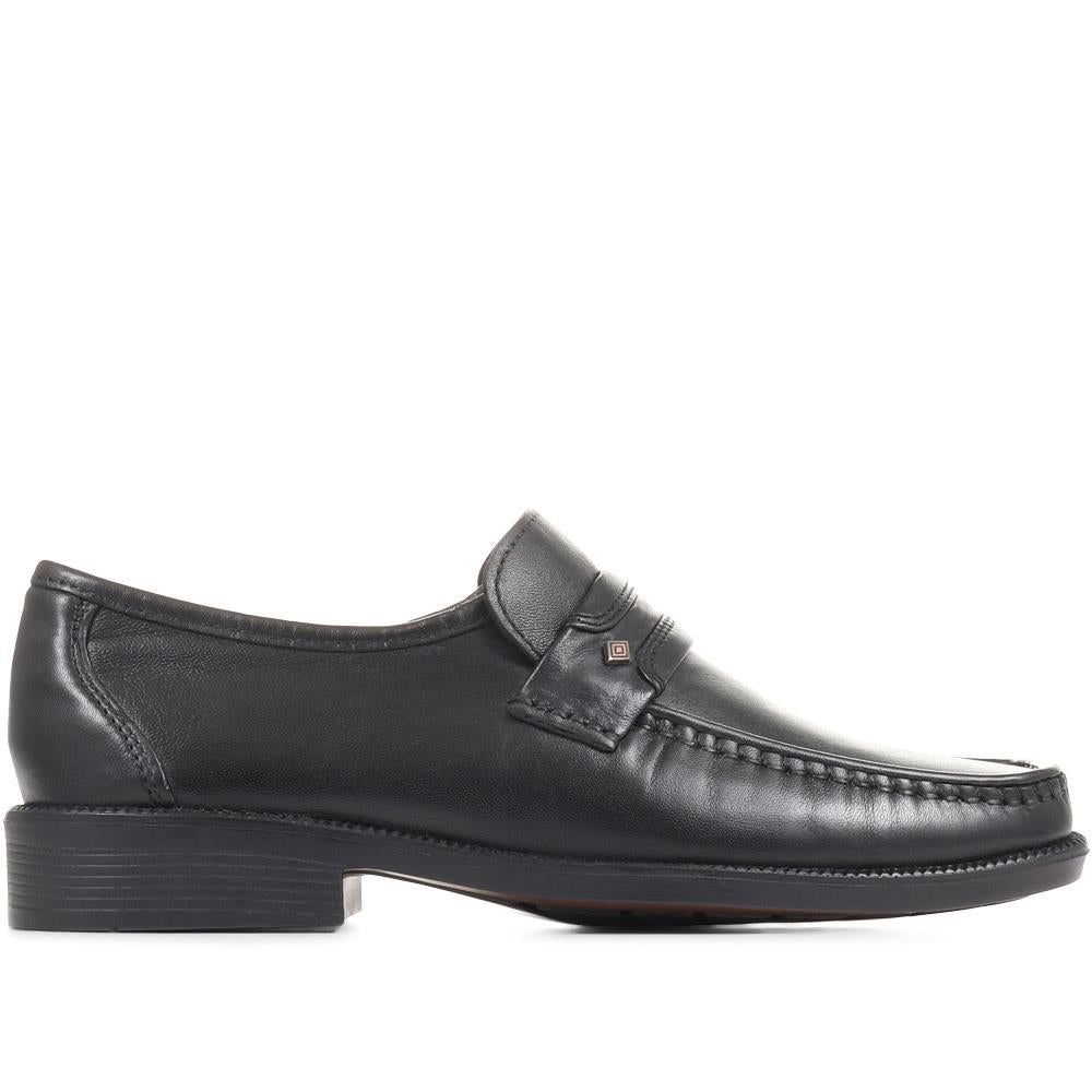 Wide Fit Leather Loafers - NAP35027 / 322 486 image 1