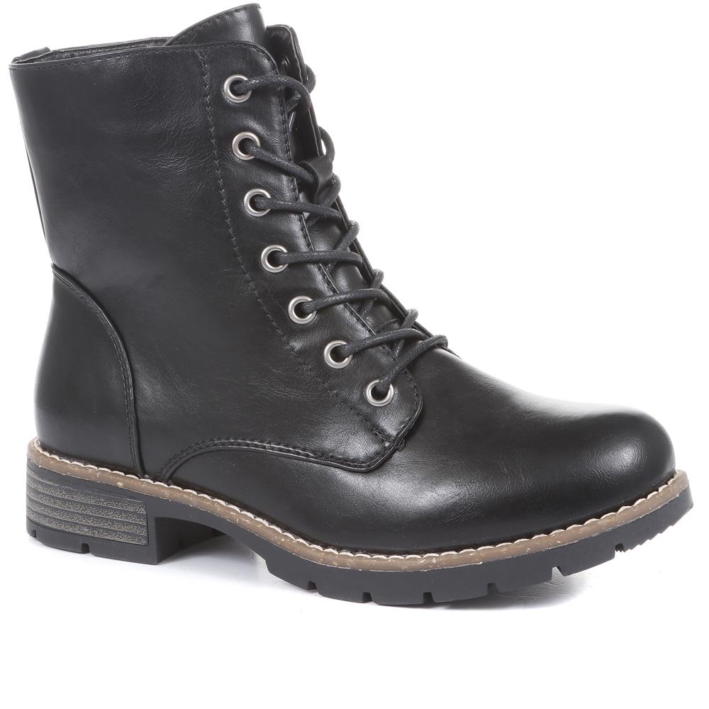 Lace-Up Ankle Boots - WBINS32015 / 318 884 image 0