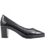 Heeled Leather Court Shoes - RKR36504 / 322 435 image 1