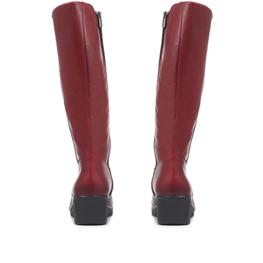 Leather Knee High Boots - ESFA32003 / 319 585 image 2