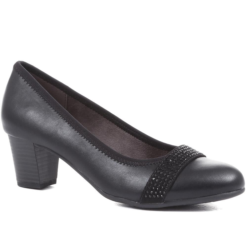 Block Heeled Court Shoes - JANSP36107 / 322 571 image 0