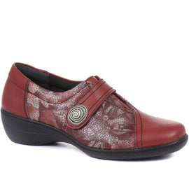 Floral Leather Shoe