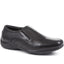 Wide Fit Leather Slip On Shoes - THEST36001 / 323 284 image 0
