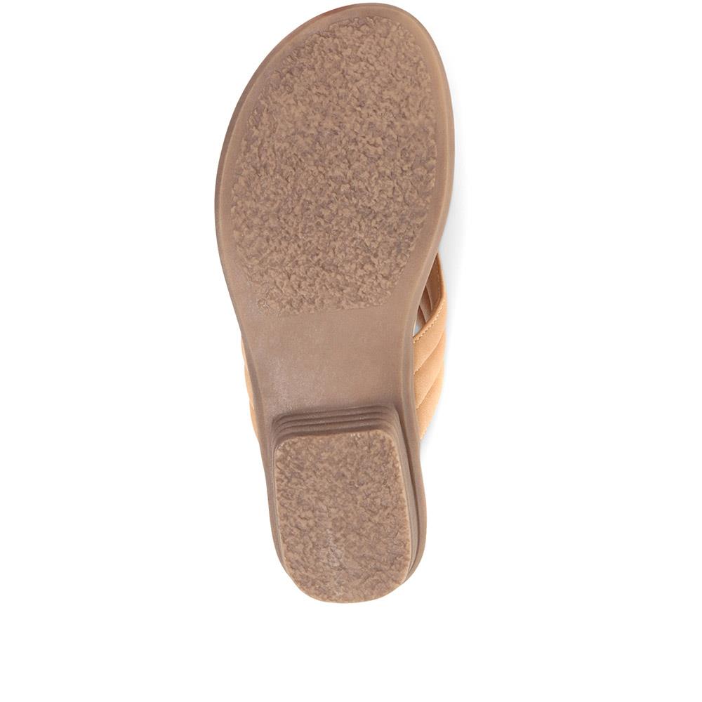 Heeled Toe-Post Sandals - BAIZH37077 / 323 511 image 4