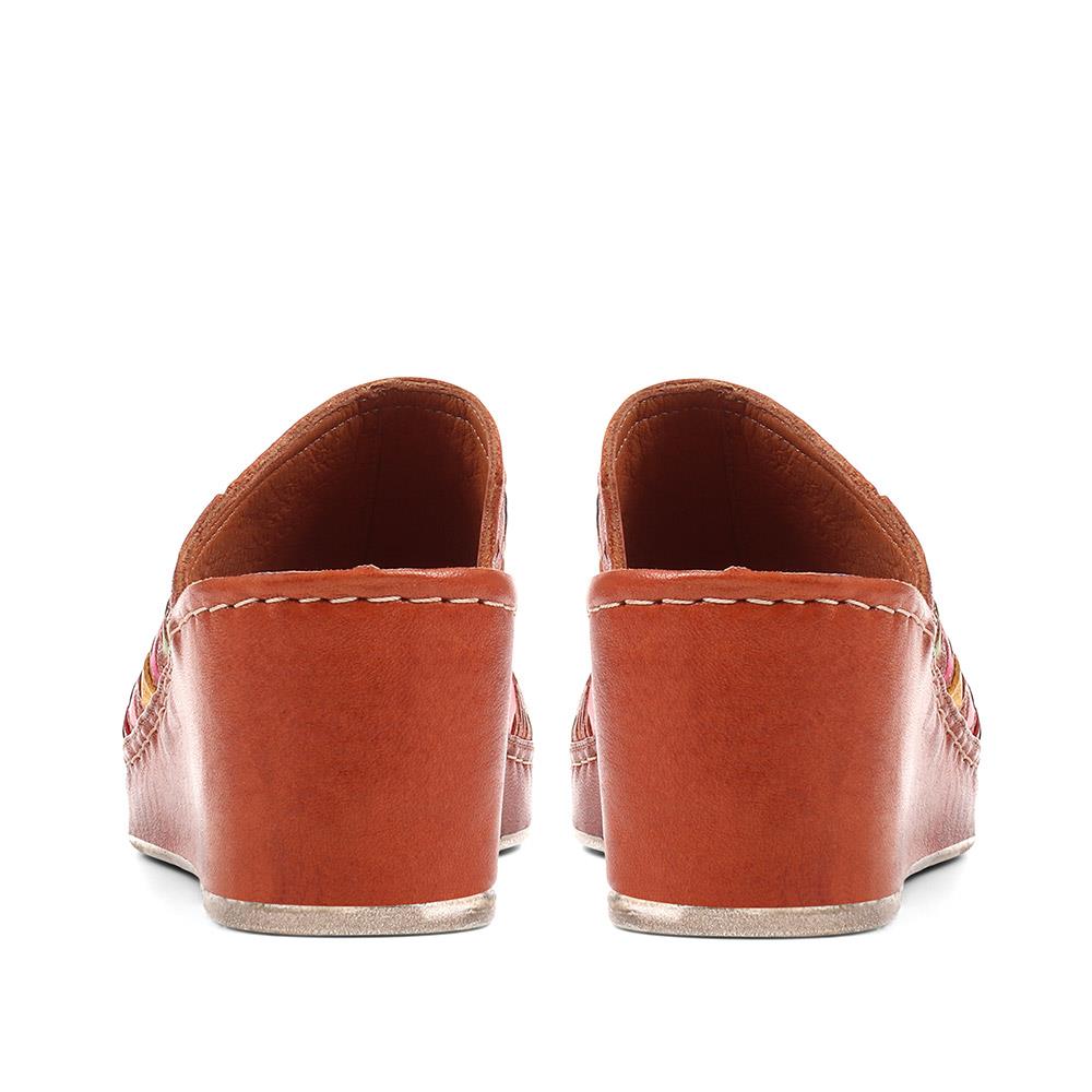Colourful Leather Wedges - KARY37009 / 323 768 image 2