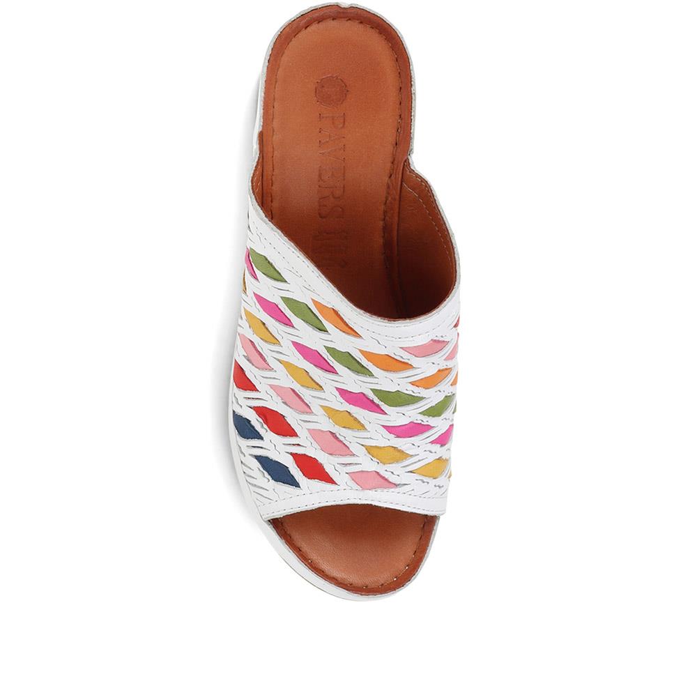 Colourful Leather Wedges - KARY37009 / 323 768 image 3