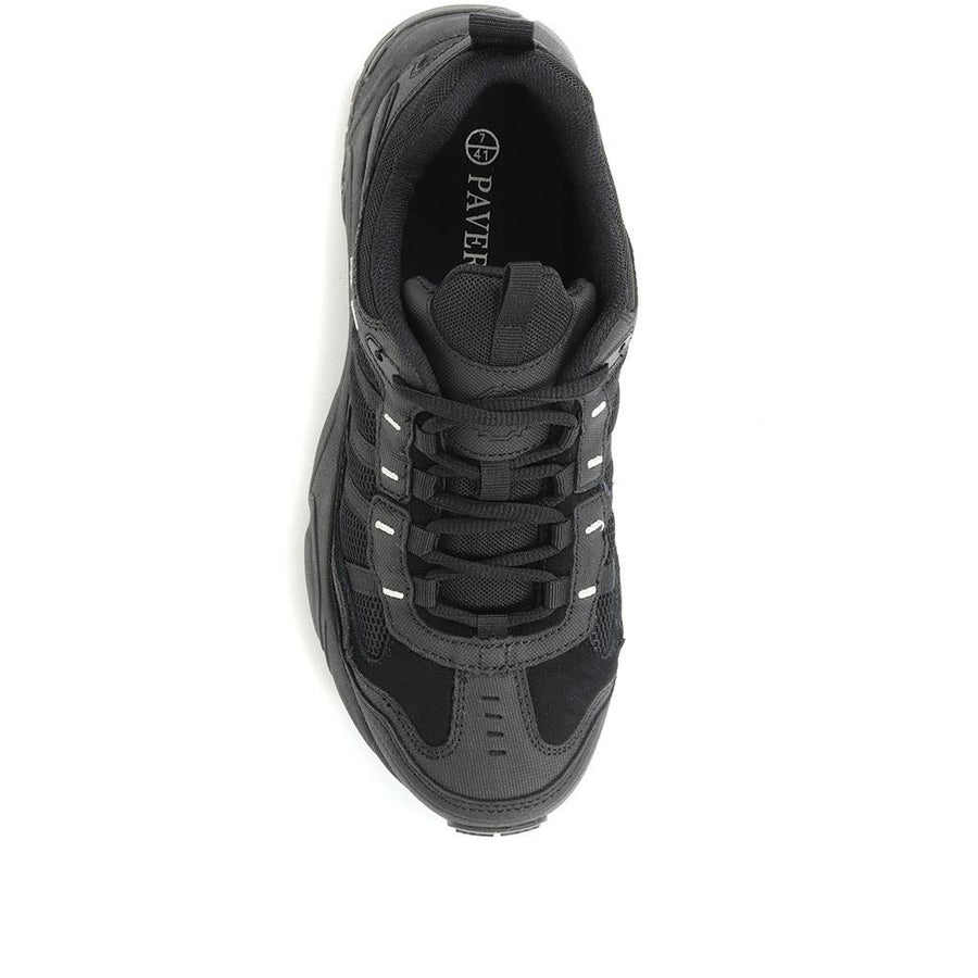 Men's Leather Lace-Up Walking Shoes (SUNT34021) by Pavers @ Pavers ...