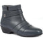 Wide Fit Leather Ankle Boots - KF30008 / 316 384 image 0
