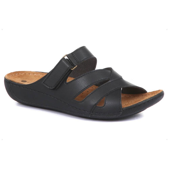 Wide Fit Adjustable Sandals (MUY1510) by Pavers @ Pavers Shoes - Your ...