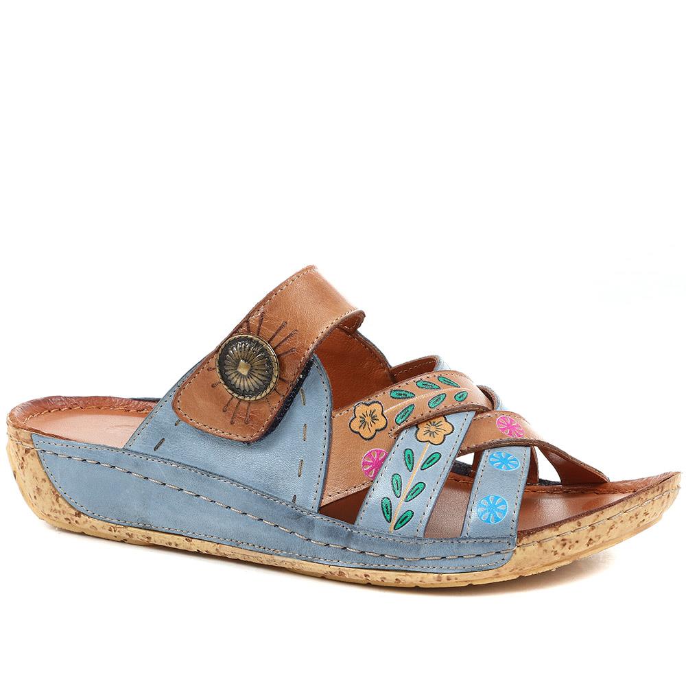 Leather Mule Sandals - KARY37015 / 323 771 image 0