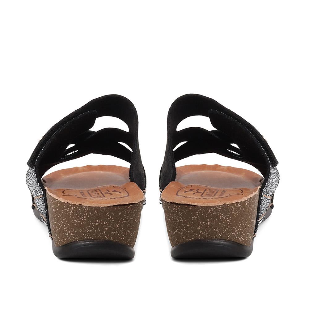 Leather Mule Sandals - FLY37055 / 323 226 image 2