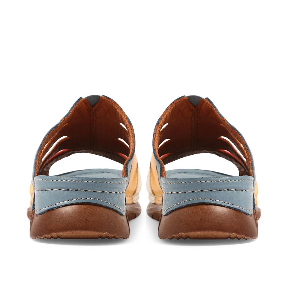 Wider Fit Leather Mule Sandals - DRTMA37003 / 323 850 image 2