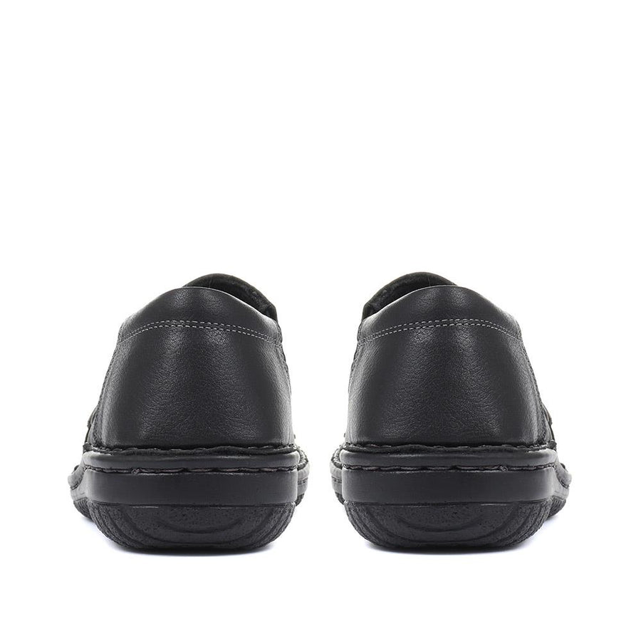 Wide Fit Leather Slip On Shoes (HAK32019) by Loretta @ Pavers Shoes ...